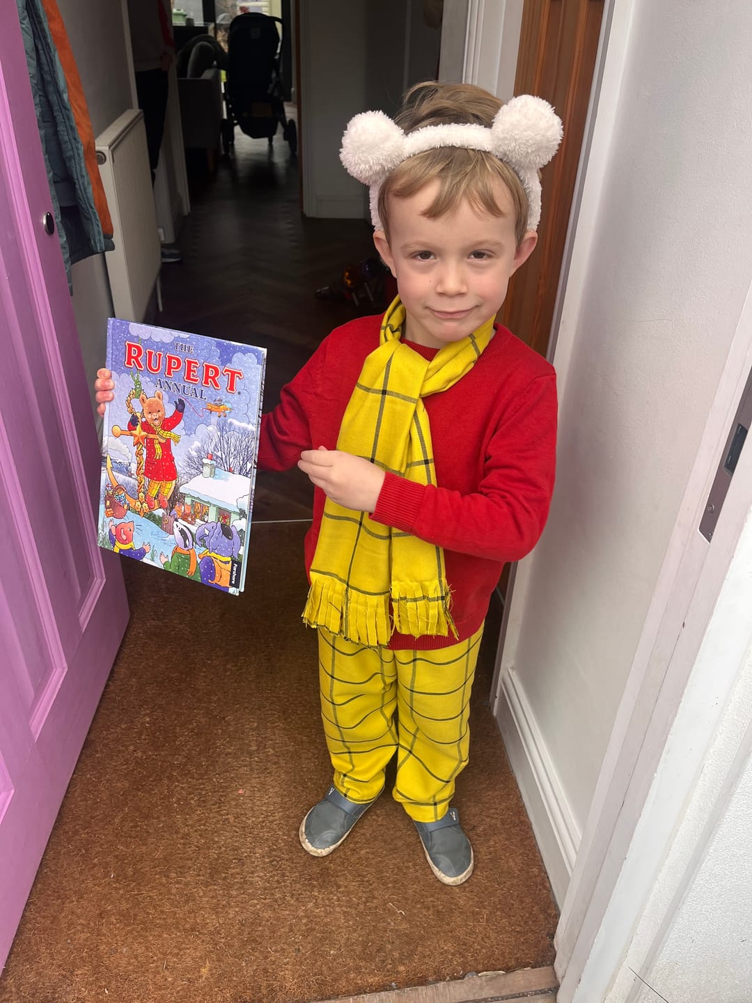 Customer photo review of Yellow Checkered PolyViscose Fabric