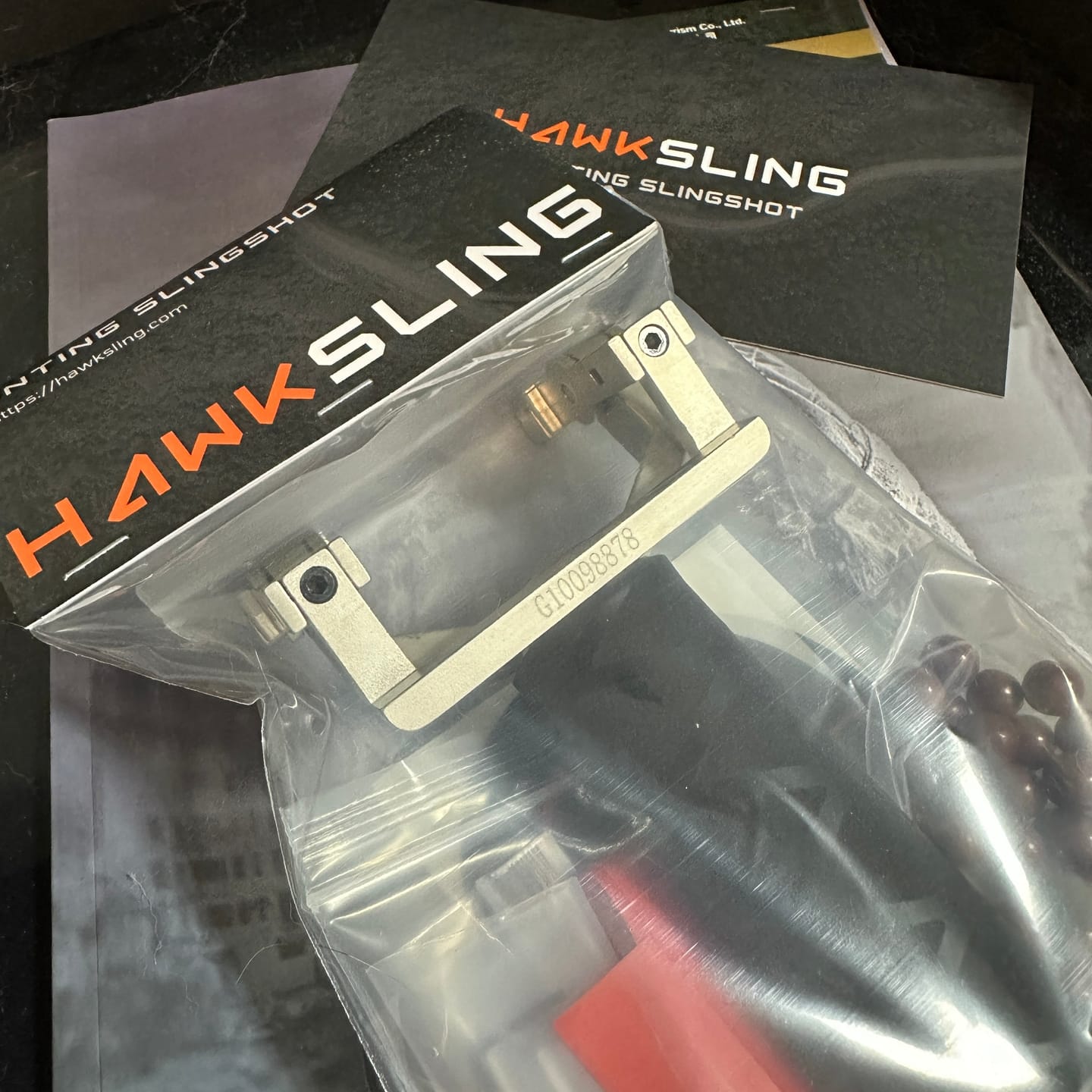 Customer photo review of Storm - Precision Shooting Sports Slingshot