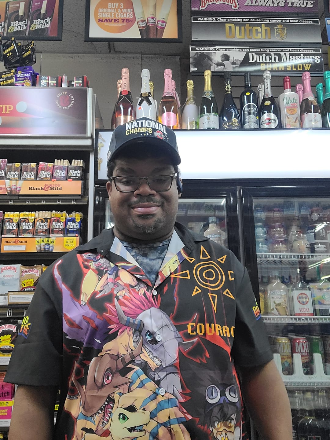 Customer photo review of Digimon Video Game All Over Printed T-shirt Tank Top Zip Hoodie Pullover Hoodie Hawaiian Shirt Beach Shorts Joggers