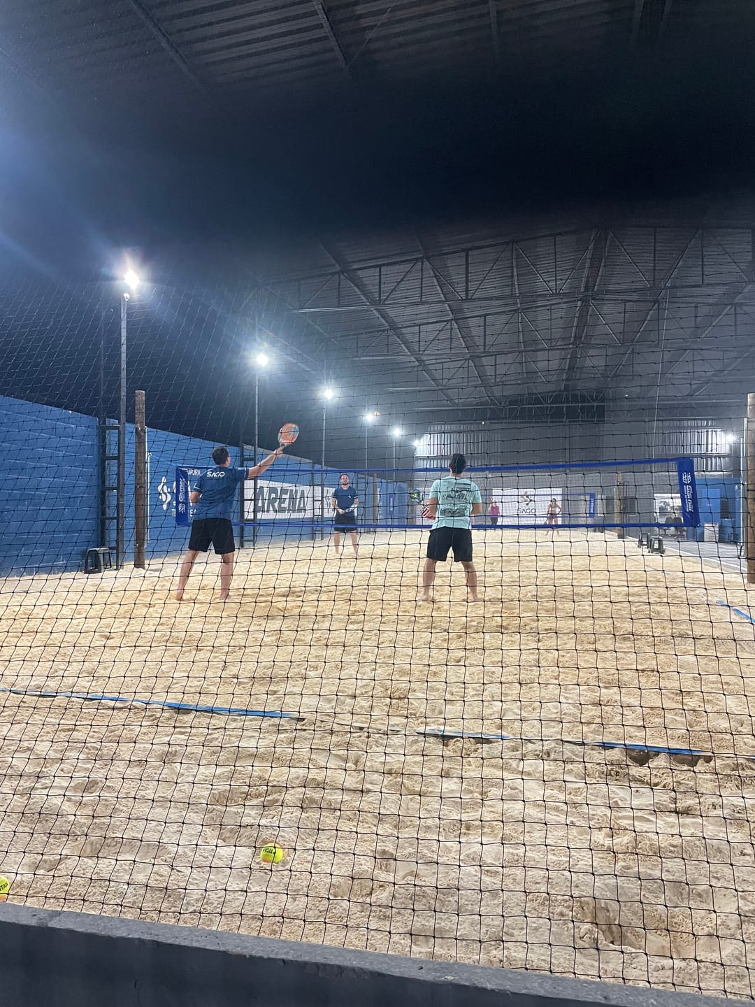 Customer photo review of Rede de Proteção Esportiva para Tênis e Beach Tennis - Nylon