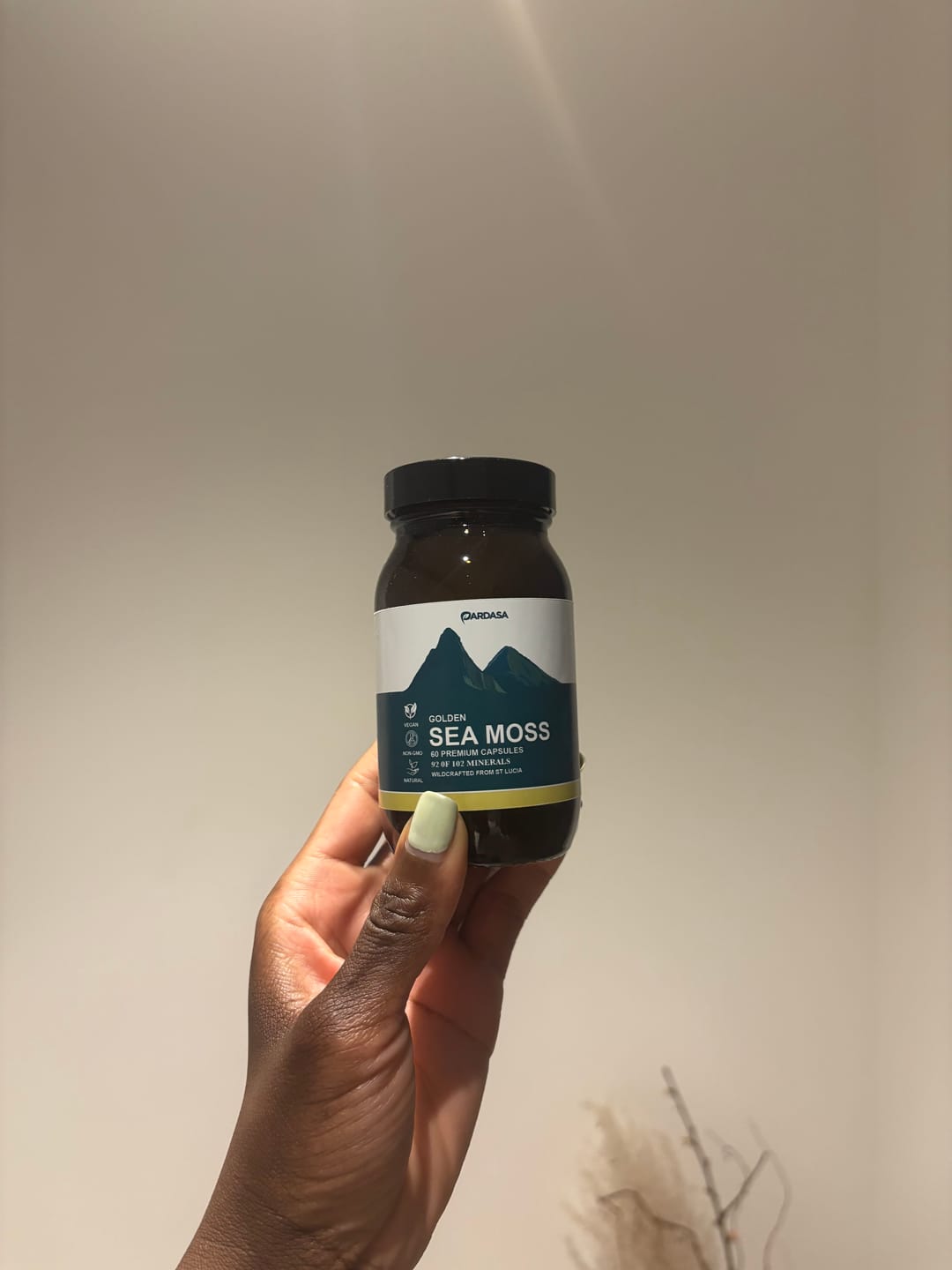 Customer photo review of Golden Sea Moss Capsules (60)