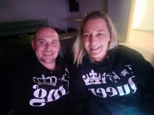 Customer photo review of I'm his Queen - Premium Hoodie Unisex