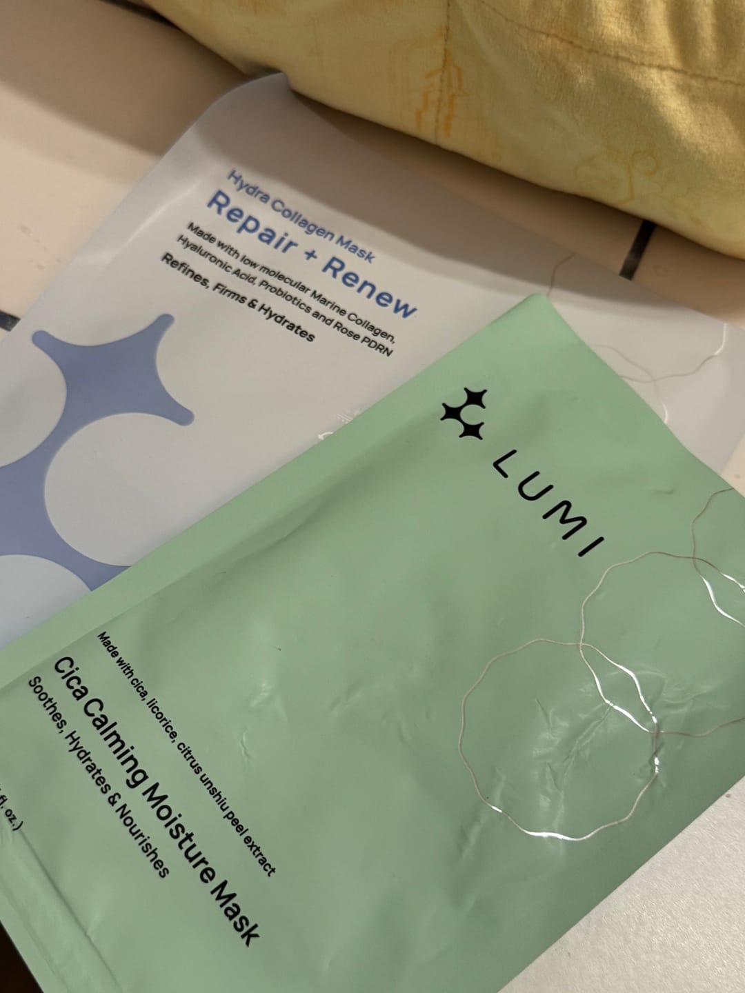 Customer photo review of Hydra Collagen Mask Repair + Renew