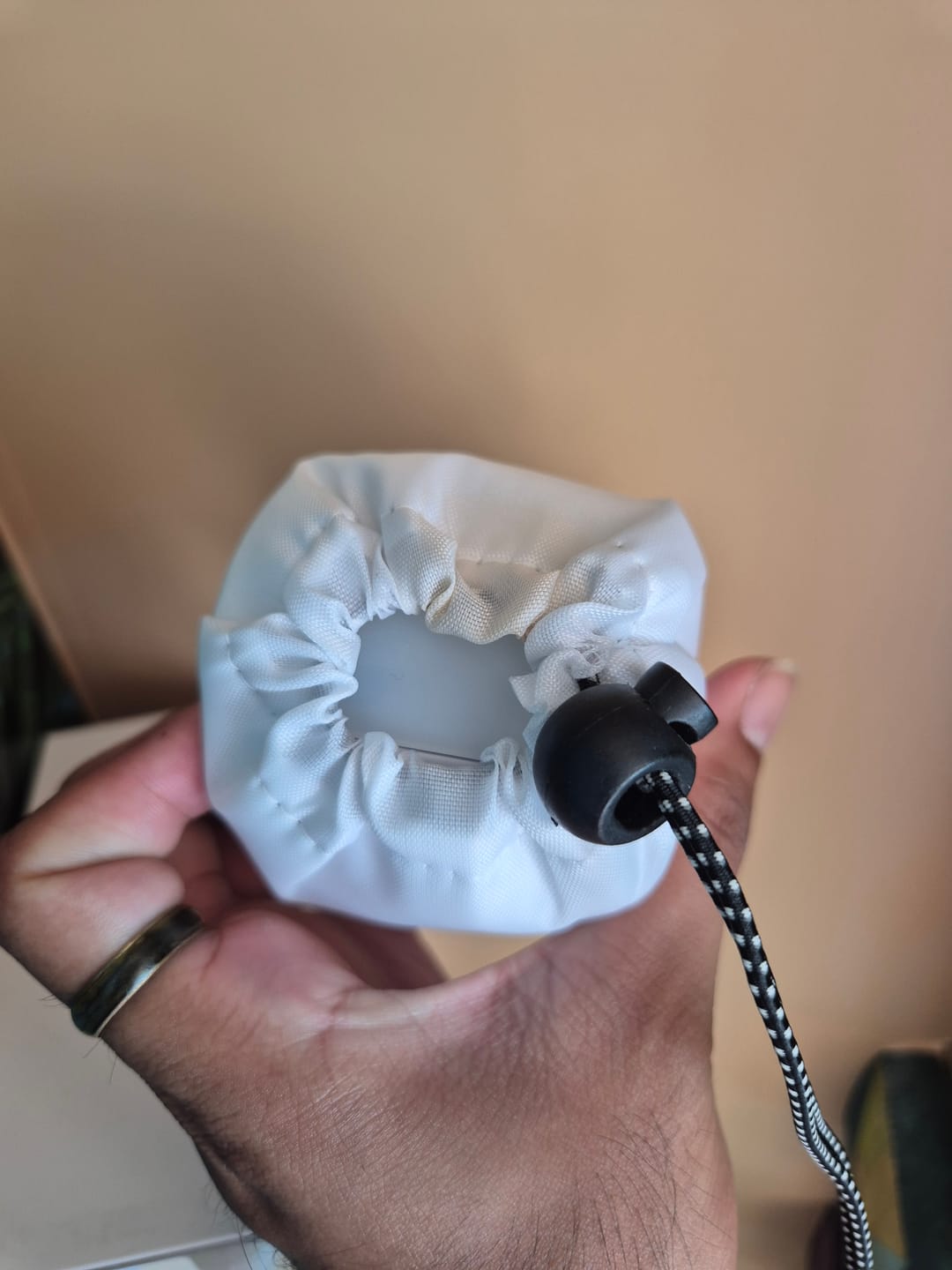 Customer photo review of izzCool 10 - Handheld Air Conditioner Fan (2,600mAh - WHITE)