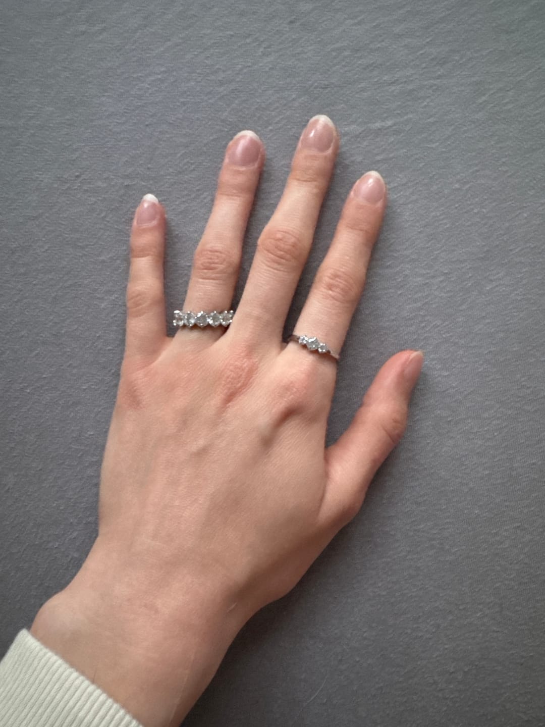 Customer photo review of 3 Stones Ring | 18K vergoldet