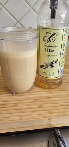 Customer photo review of Cashmere Lite Vanilla Flavoured Syrup