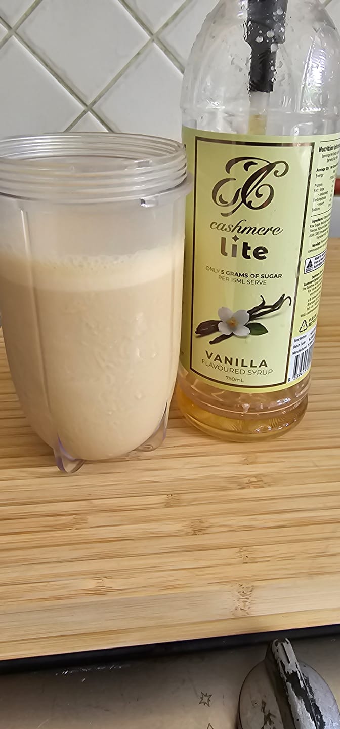 Customer photo review of Cashmere Lite Vanilla Flavoured Syrup