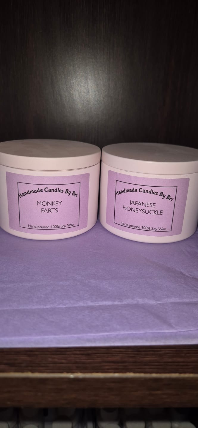 Customer photo review of PRE ORDER - Cosmo Candle Tins (230ml)
