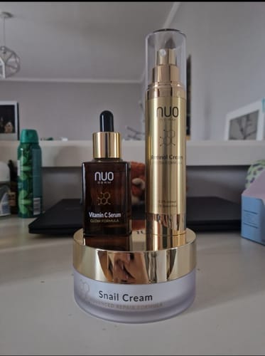 Customer photo review of Set Ser cu Vitamina C, Crema cu Retinol si Crema cu Mucina de Melc (3 produse)