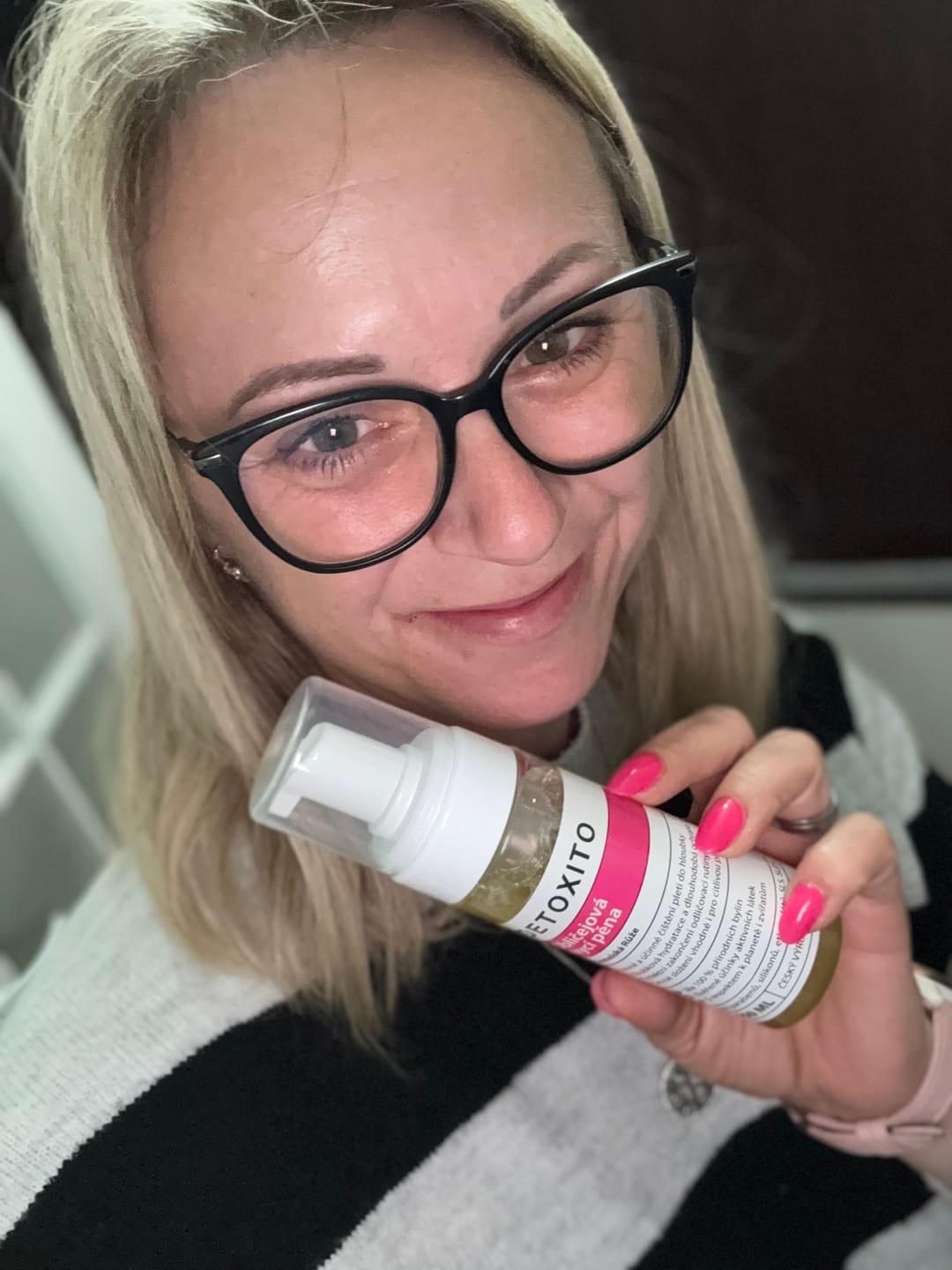 Customer photo review of Obličejová mycí pěna (RoseShield™ Technology)