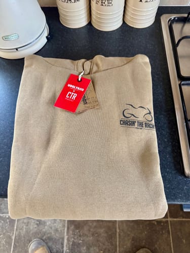 Customer photo review of Chasin the Racin Hoodie