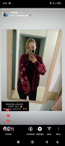 Customer photo review of Genshin Cardigan III Preorder