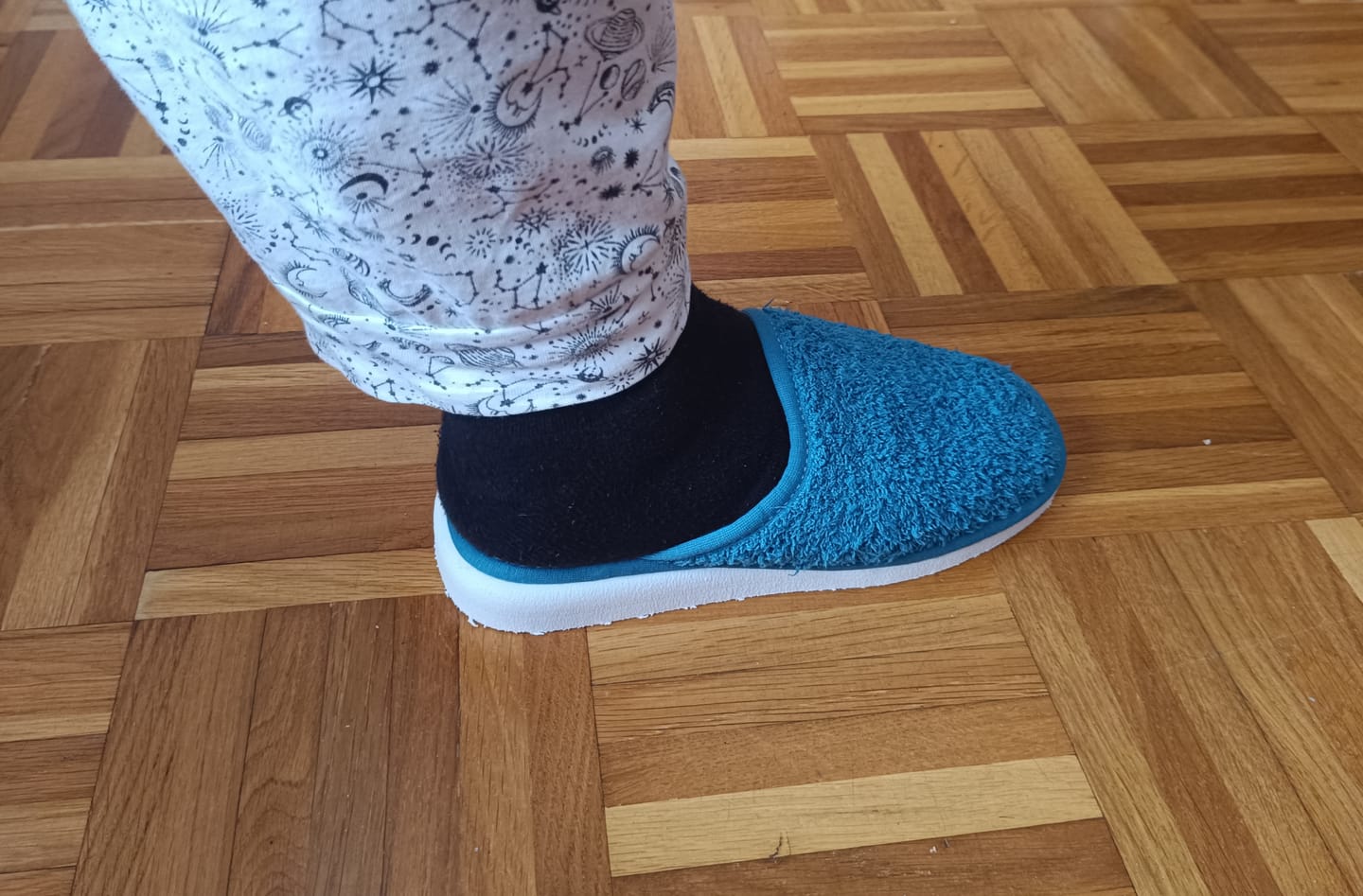 Customer photo review of Chinela rizo punta cerrada de Andinas para hombre