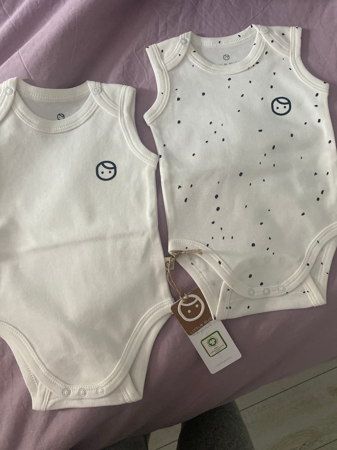 Customer photo review of Ayarlanabilir Çıtçıtlı Atlet Cosmos Beyaz Organik Pamuk