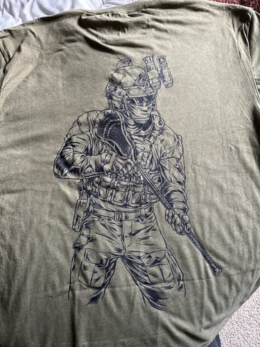 Customer photo review of Crispy Operator Tee