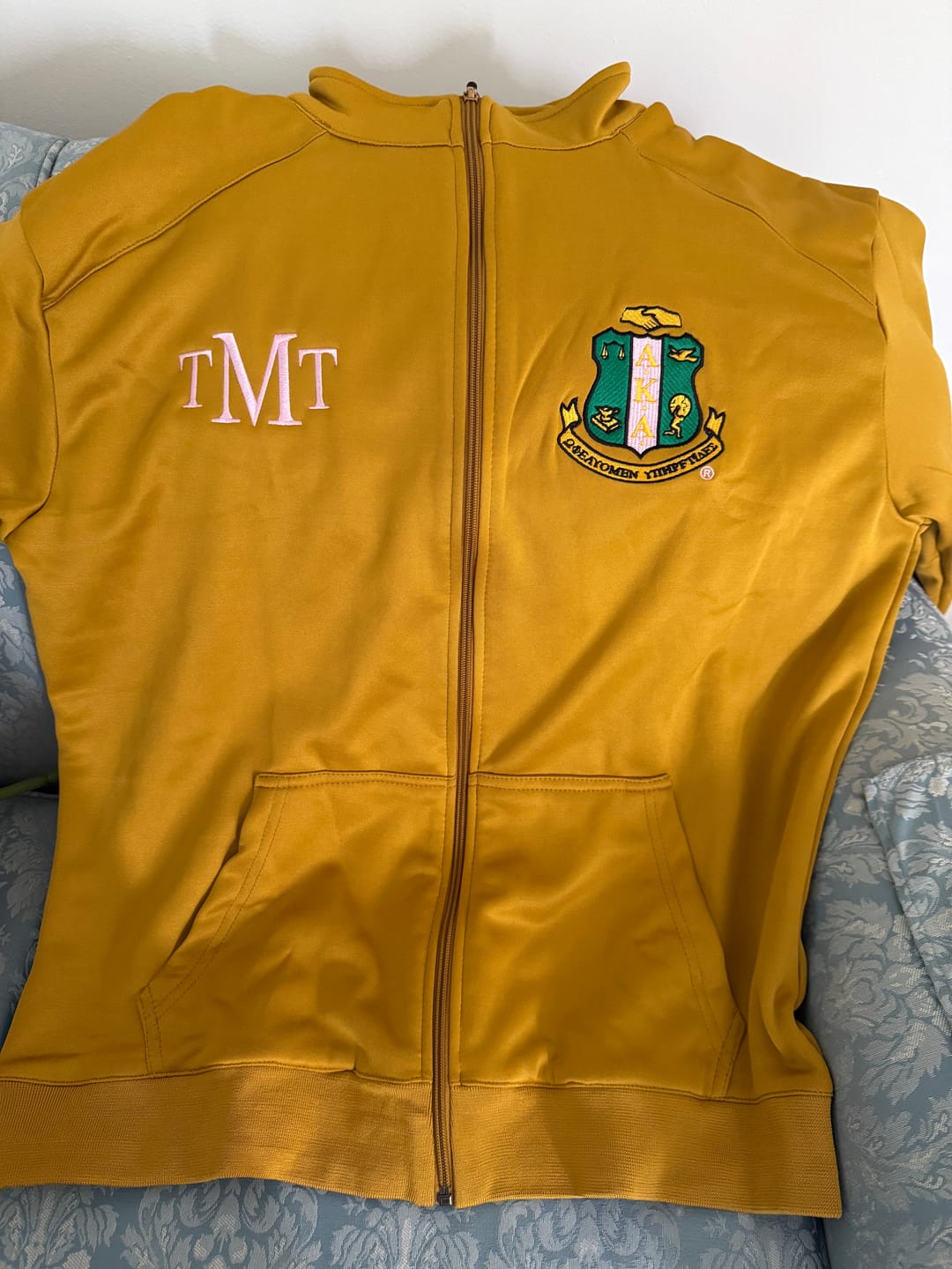 Customer photo review of AKA Gold Track Jacket