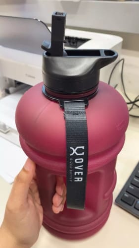 Customer photo review of Oversized Bottle Straw Cap ONLY