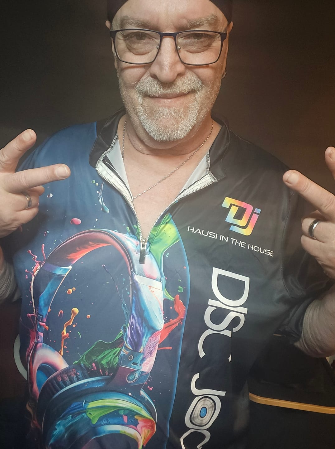 Customer photo review of Unisex Shirt, Custom Name DJ Shirt, DJ Hoodie Shirt Polo Long Sleeve Shirt