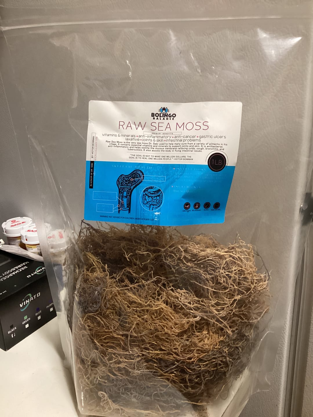 Customer photo review of 1 POUND RAW SEA MOSS