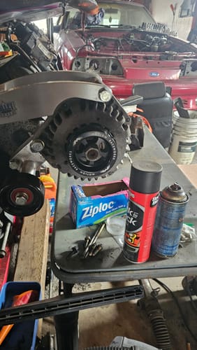 Customer photo review of LS 3" OD Billet Overdrive Alternator Pulley 6 Rib 10-10042