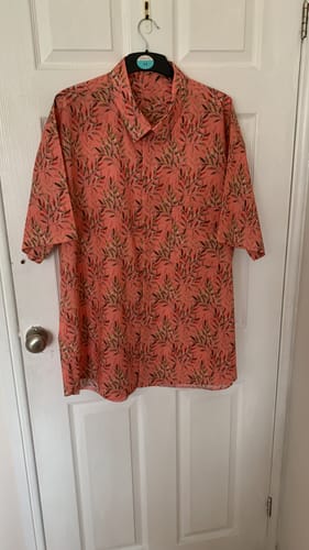 Customer photo review of Luxury Dressmaking 100% Digital Printed Cotton Lawn- 55" (Coral Pink)