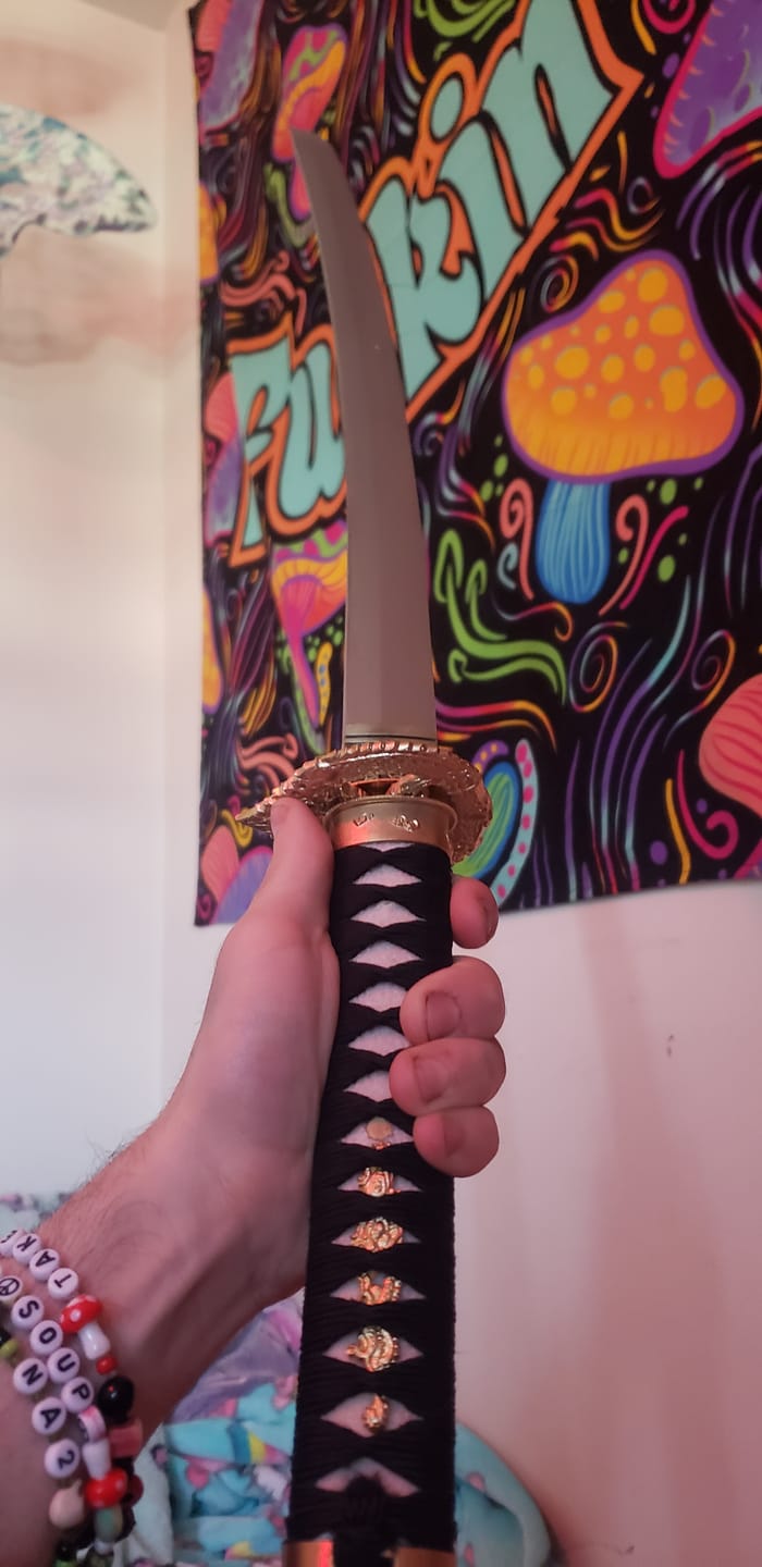 Customer photo review of Custom Wakizashi Build your own Wakizashi sword