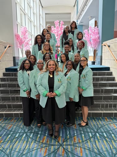 Customer photo review of Custom- Omega Kappa Omega Blazer