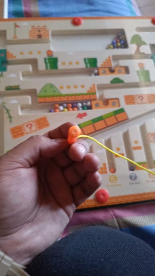 Customer photo review of Marvin's Magnetic Maze