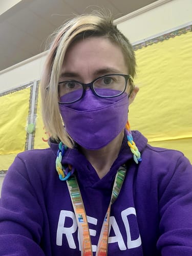 Customer photo review of KN95 Respirator Face Mask: Vivid Bundle