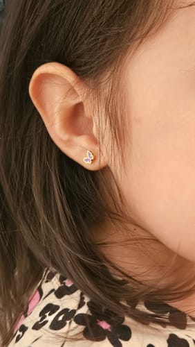 Customer photo review of Tiny Purple Butterfly