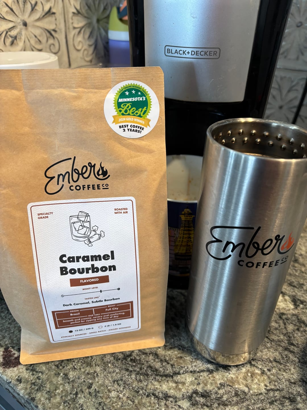 Customer photo review of Caramel Bourbon