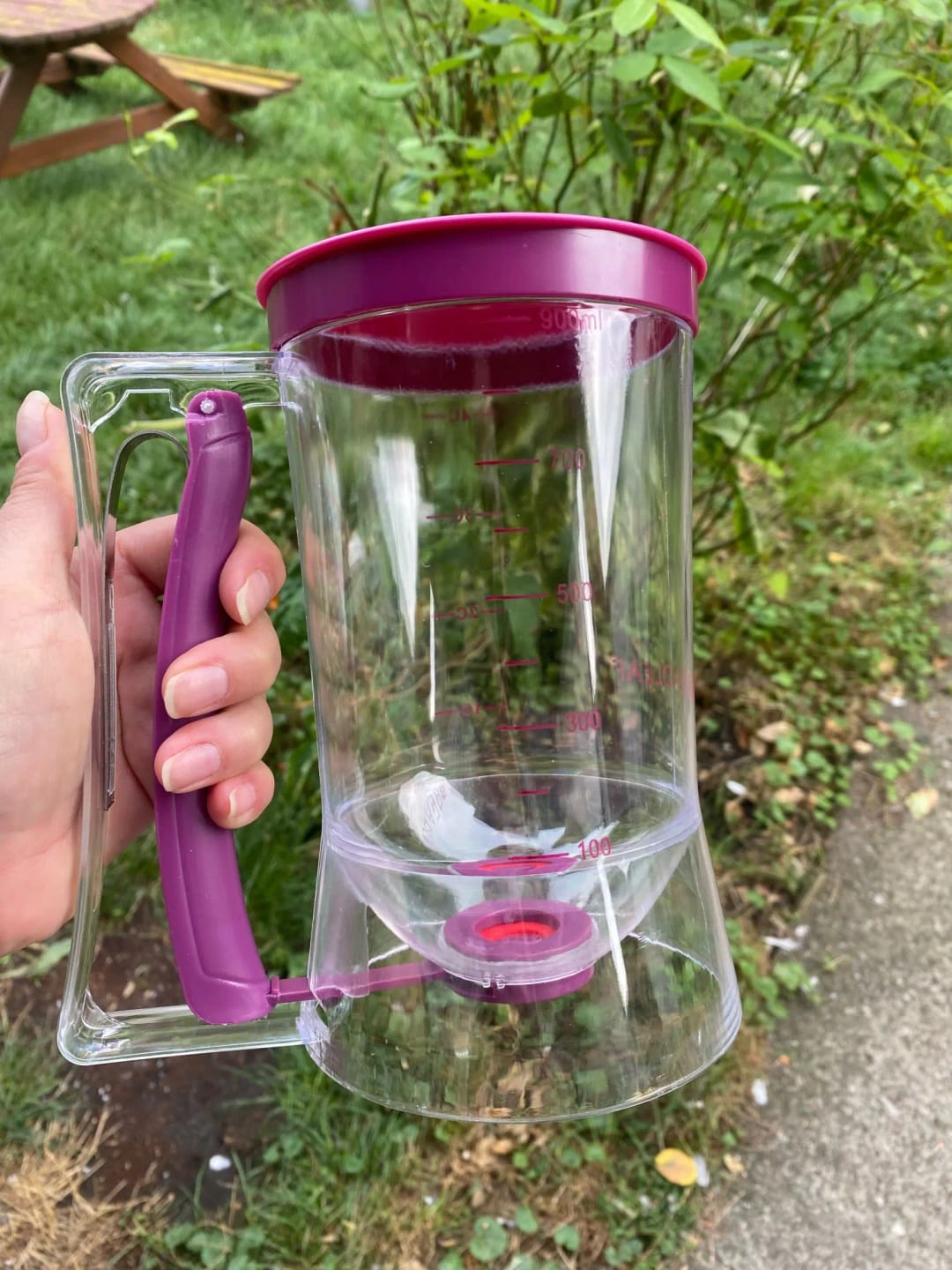 Customer photo review of Hand-Held Batter Dispenser