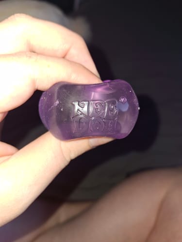 Customer photo review of NeeDoh Nice Cube Sensory Jelly Fidget Toy