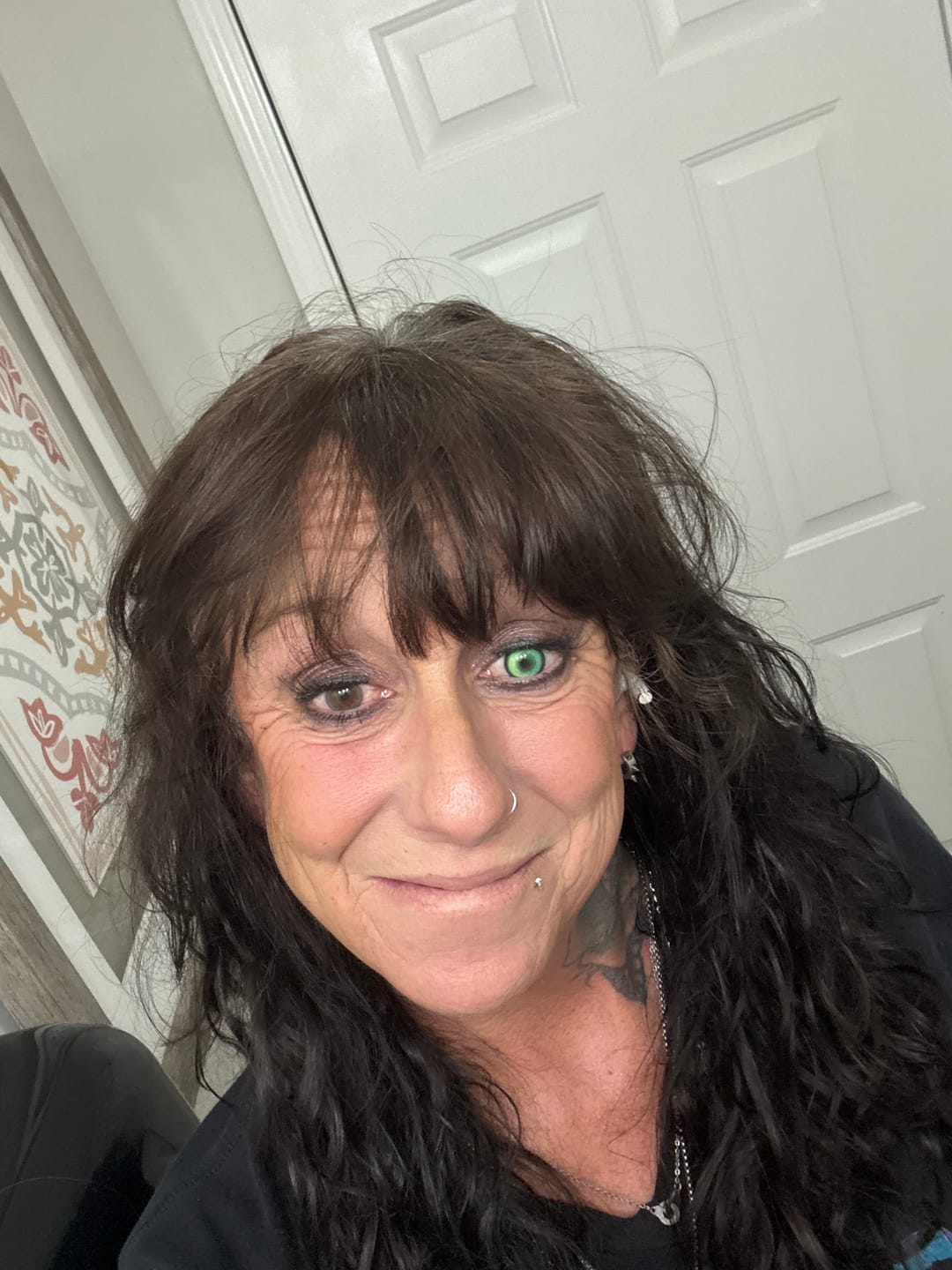 Customer photo review of Cosplay KOI Green Colored Contact Lenses