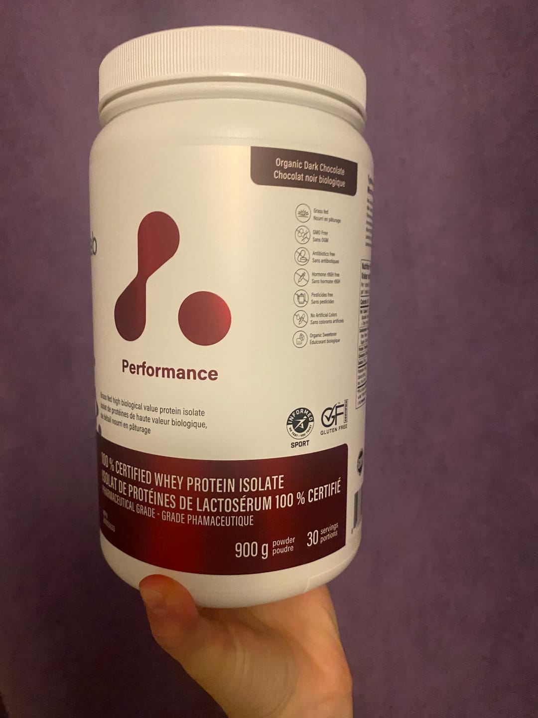Customer photo review of ATP LAB - Protéine Isolate 900g