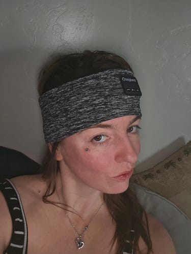 Customer photo review of CozyBand Wireless Headphones