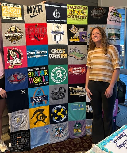 Customer photo review of Double Sided T-Shirt Quilt from Project Repat