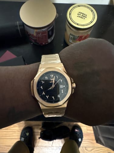 Customer photo review of DS105SS - DAY TRIP STEEL ROSE GOLD WATCH