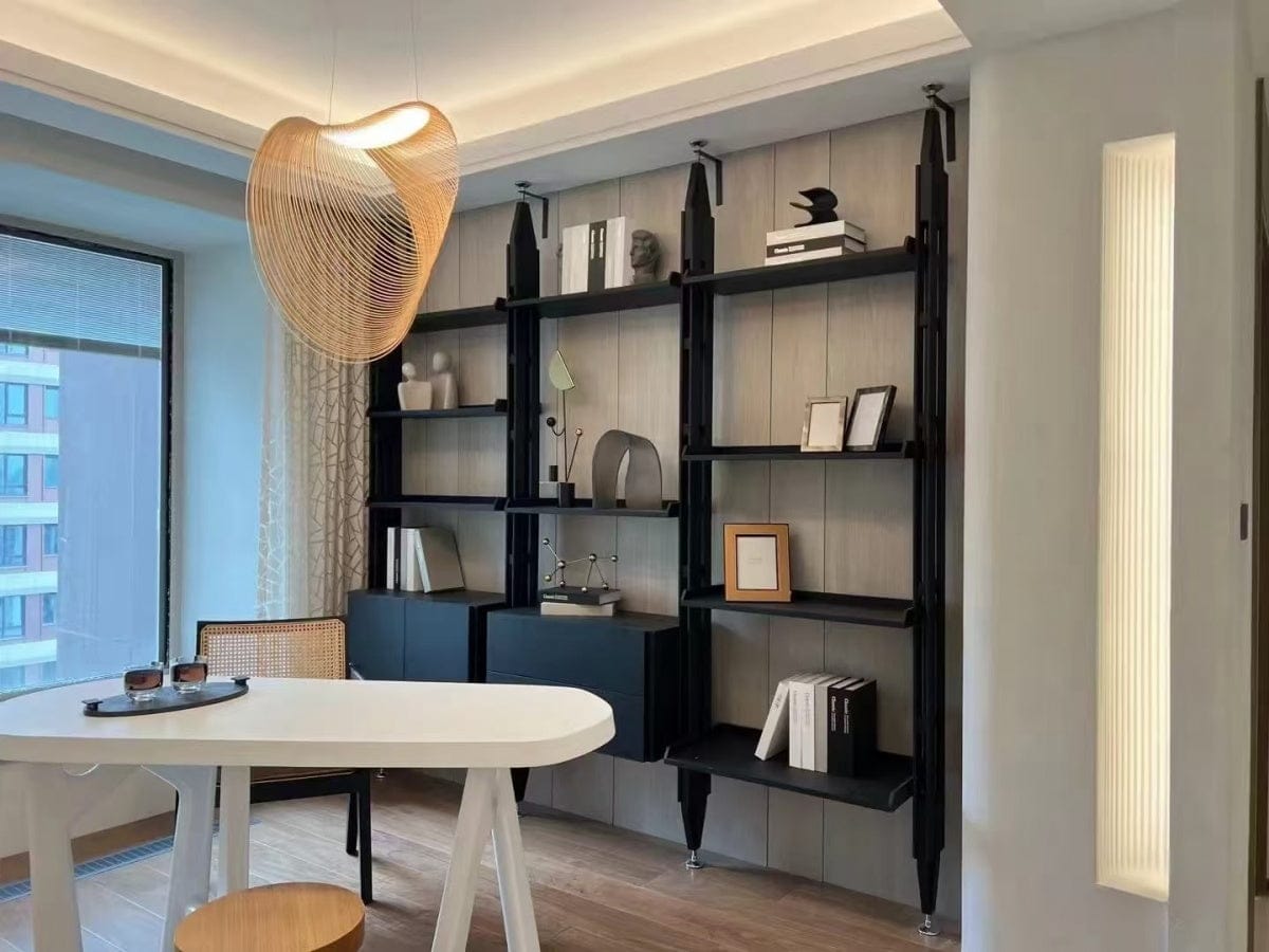 Customer photo review of Home Decor Wood Art LED Chandelier, Dimmable