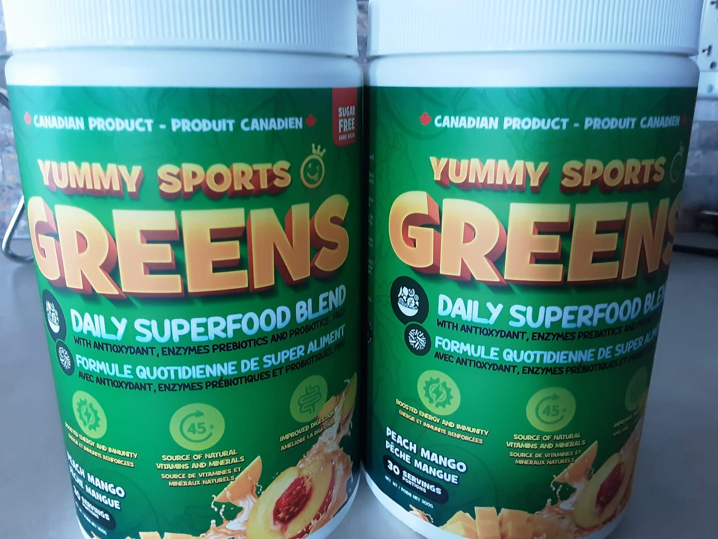 Customer photo review of Yummy Sports - Greens - 300g