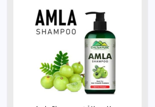 Customer photo review of Amla Shampoo آملہ Keep Your Hair Follicles & Scalp Healthy & Nourishment - No. 1️⃣ Choice 👌