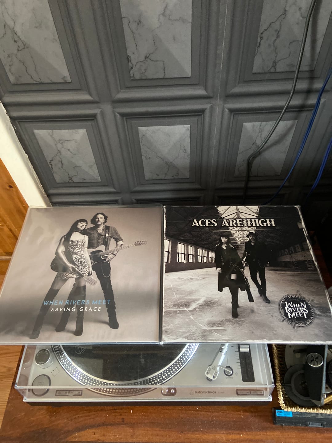 Customer photo review of SAVING GRACE ~ SILVER SPLATTER VINYL 50% OFF