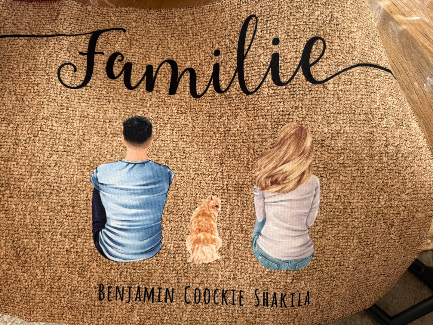 Customer photo review of Pärchen - Individuelle Fußmatte