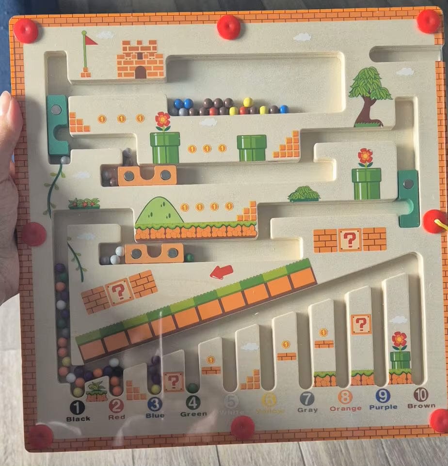 Customer photo review of Marvin's Magnetic Maze