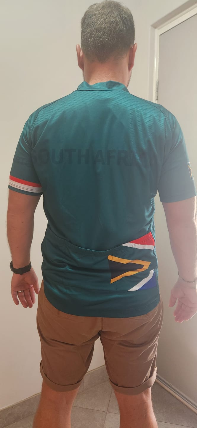 Customer photo review of South Africa Cycling Jersey