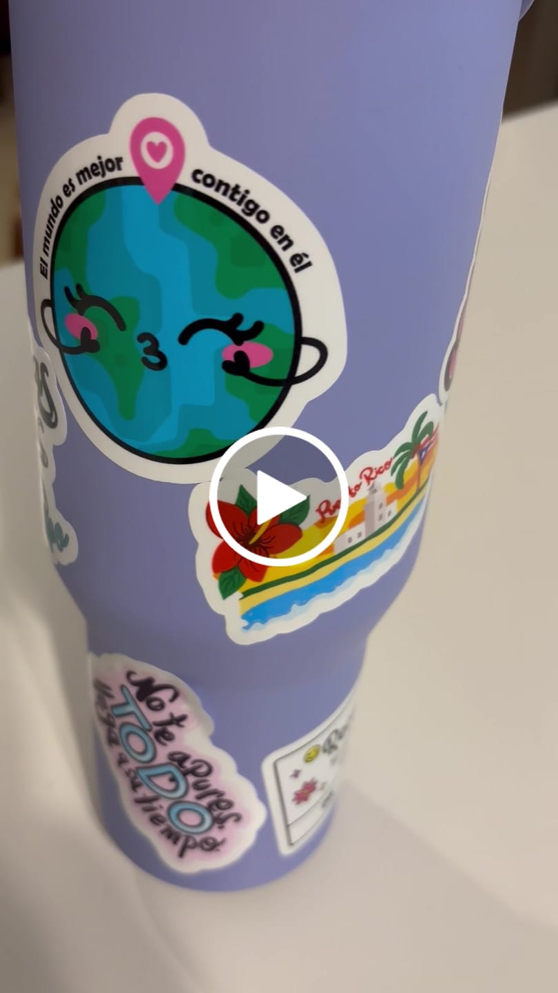 Customer video review of Recuerda: Tu puedes con eso y más (Sticker Laminado)