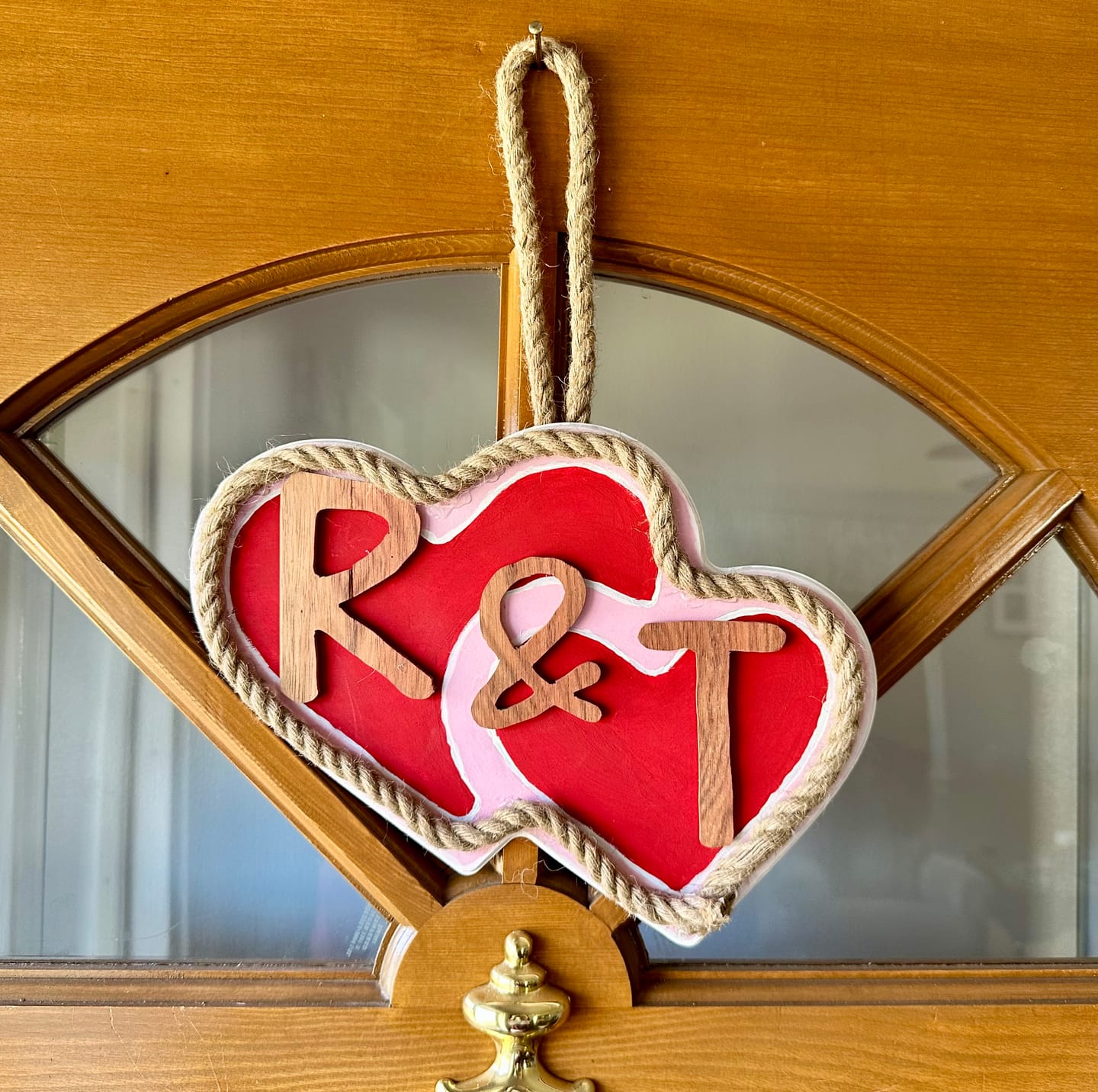 Customer photo review of 10.4x8.2" Nested Double Heart Tray 08 Acrylic Router Template