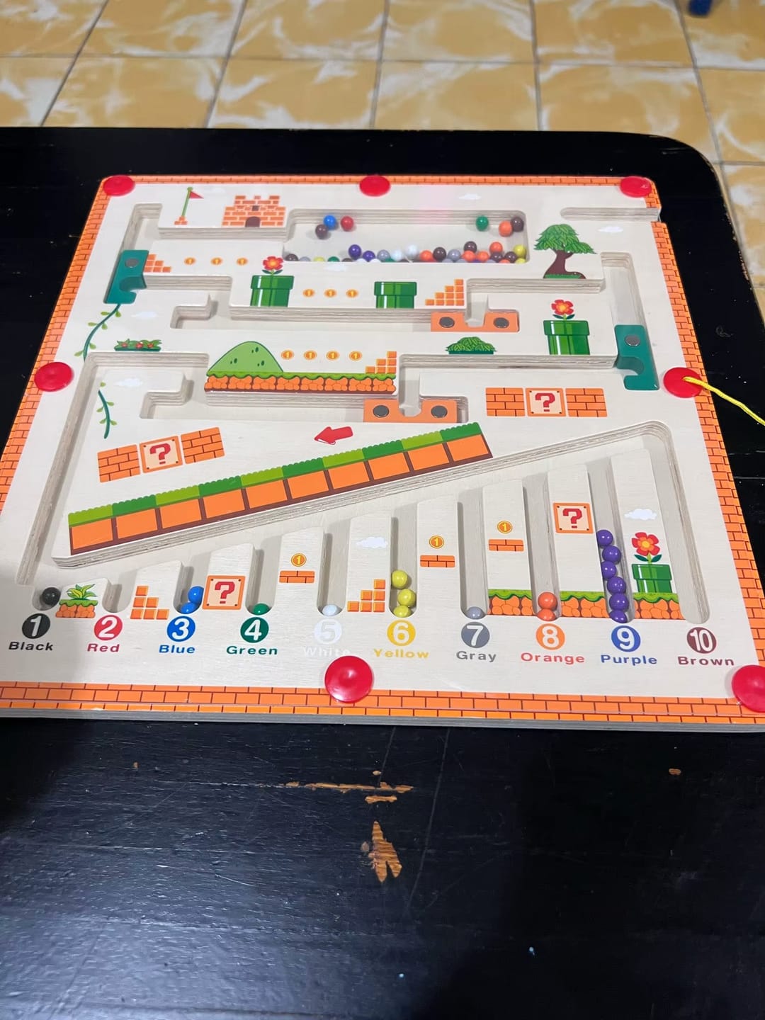Customer photo review of Marvin's Magnetic Maze