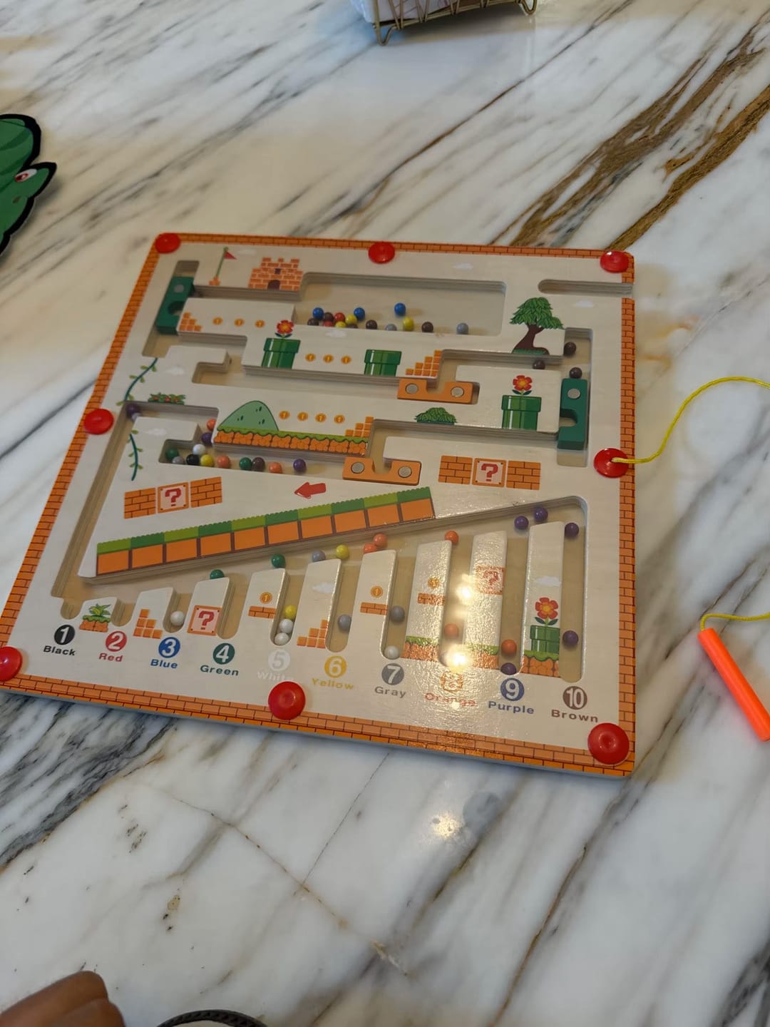 Customer photo review of Marvin's Magnetic Maze