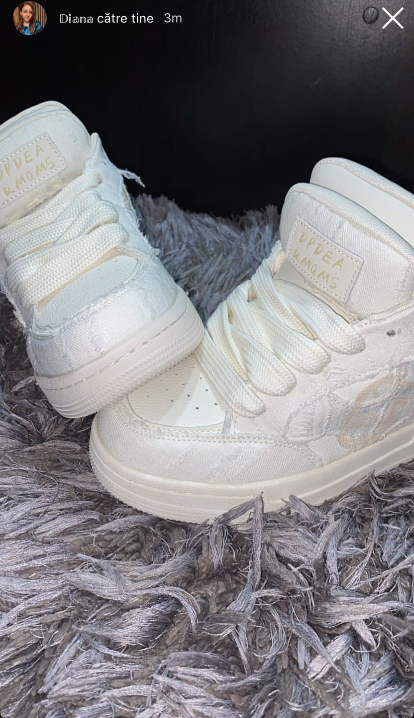 Customer photo review of Double Tongue Sneakers